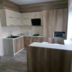 Кухня ДСП с барной стойкой