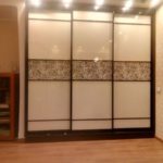 Шкаф купе стекло лакобель